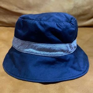 Baby GAP Navy Blue and Striped Hat Size 3-6